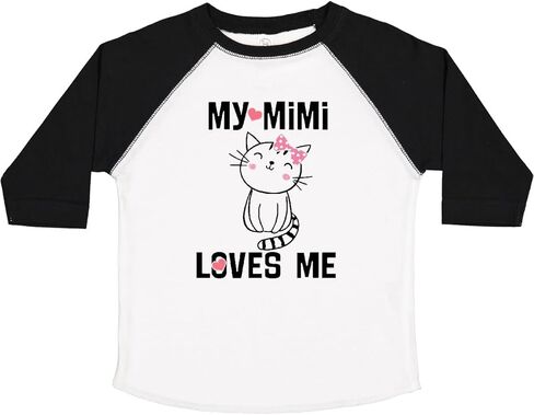 inktastic Mimi Loves Me Grandchild Girls Toddler T-Shirt in Saudi Arabia