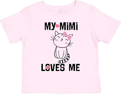 inktastic Mimi Loves Me Grandchild Girls Toddler T-Shirt in Saudi Arabia
