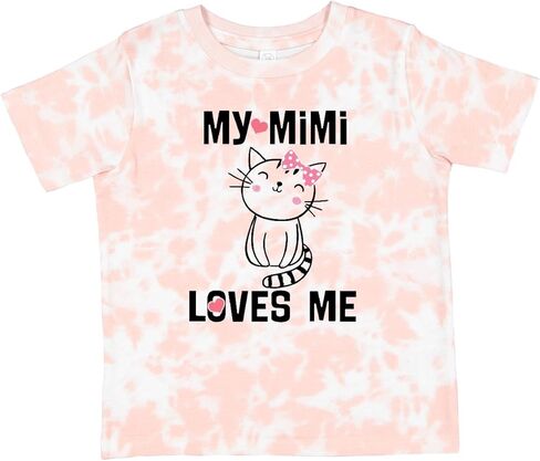 inktastic Mimi Loves Me Grandchild Girls Toddler T-Shirt in Saudi Arabia