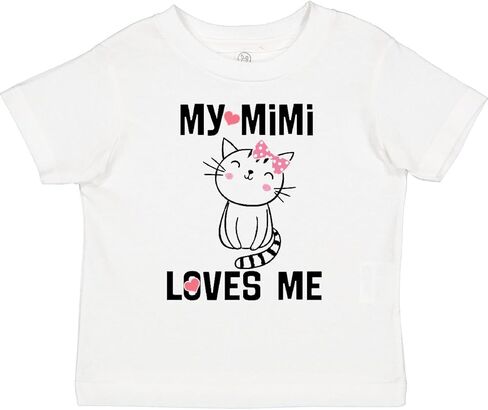 تي شيرت Inktastic Mimi Loves Me Grandchild للفتيات الصغيرات in Kuwait