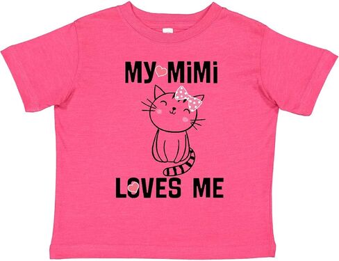 inktastic Mimi Loves Me Grandchild Girls Toddler T-Shirt in Saudi Arabia