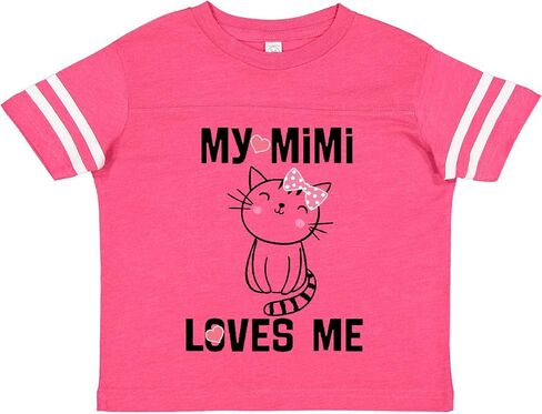 inktastic Mimi Loves Me Grandchild Girls Toddler T-Shirt in Saudi Arabia