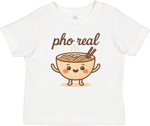 تي شيرت الأطفال Inktastic Pho Real Cute Kawaii Noodle Bowl مع وجه مبتسم in Kuwait