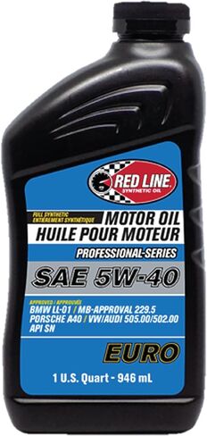 Red Line 12905 Professional Series 5W40 Euro Motor Oil - 5 Quart in Saudi Arabia