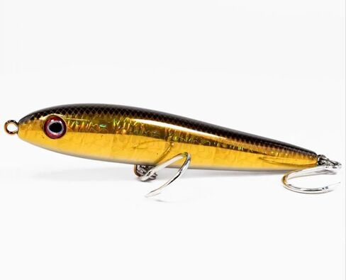 Dark Matter Feeder Minnow Spooks Fishing Lures Saltwater - 4 1/2" Inch Dual Mode Spook Lure, 3/4 oz Topwater Spook Fish Lures with BBK Hooks, Saltwater Lure - Fishing Bait in Saudi Arabia