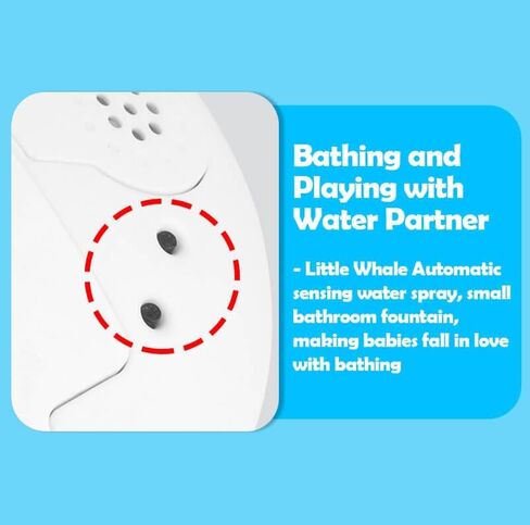 Whale Bath Toy, Baby Bath Toys Rechargeable Colorful Whale Sprinkler for Babys Toddlers Kids Boys or Girls in Saudi Arabia