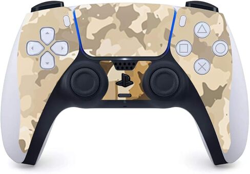ITS A Skin Skins Compatible with Sony Playstation 5 Console Disc Edition - Protective Decal Overlay Stickers wrap Cover - Brown Desert Camo Camouflage in Saudi Arabia