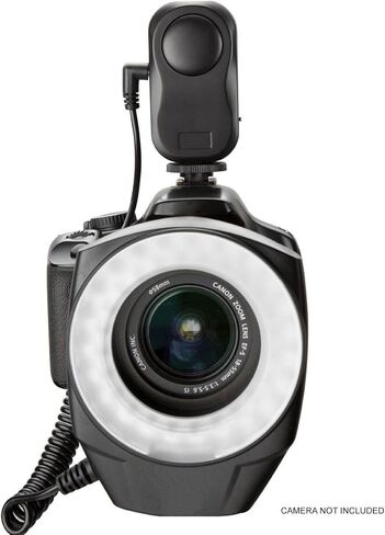 ضوء حلقي/فلاش LED مزدوج ماكرو من سامسونج NX500 (يتضمن المحولات/الحلقات الضرورية للتركيب على جميع عدسات سامسونج) in Kuwait