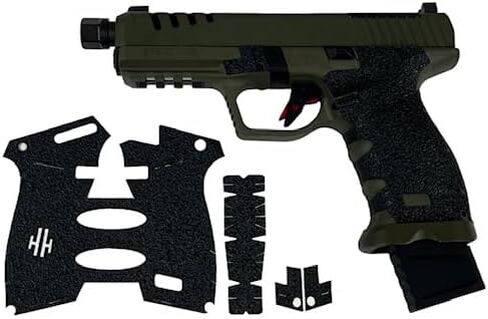 Handleitgrips Handgun Grip Tape Compatible with SAR 9 Socom - Black Sandpaper Pistol Grip Tape Easy Installation, Gun Parts & Accessories, Veteran Owned, Made in The USA in Kuwait