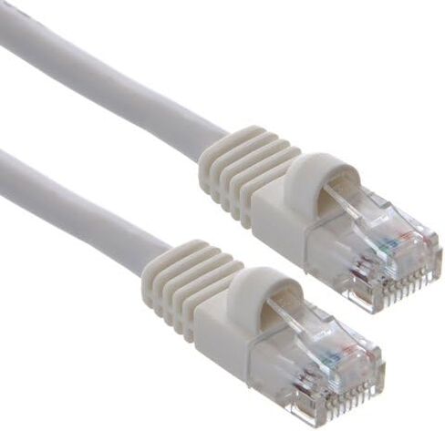كابل شبكة Cat5e RJ45 لشبكة إيثرنت LAN بطول 10 أقدام باللون الأبيض in Saudi Arabia