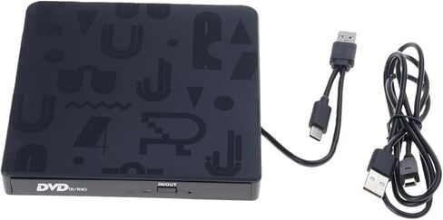 واجهات USB من النوع C عالية السرعة، محرك أقراص بصرية خارجي مع منفذ طاقة، محاور USB للكمبيوتر لأقراص CDs VCD DVDs وشعلات DVD المحمولة لأجهزة الكمبيوتر المحمول in Kuwait