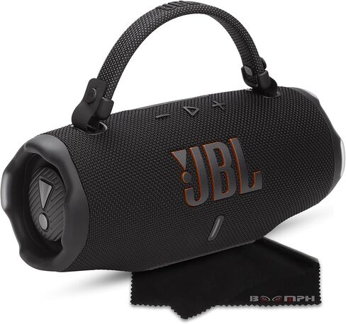 مكبر صوت بلوتوث محمول JBL Charge 6، IP68 مقاوم للماء، مقاوم للغبار، مقاوم للسقوط، تعزيز صوت AI، بنك طاقة مدمج، حزام حمل، بطارية 28 ساعة - وردي - حل قماش الأداء النهائي من Boomph in Saudi Arabia