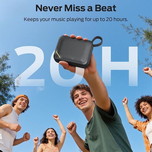 مكبر صوت بلوتوث محمول Monster S360، مقاوم للماء IPX7، بلوتوث 6.0، وقت تشغيل 20 ساعة، صوت ستيريو قوي، يدعم بطاقة TF، مكبر صوت واضح للاتصال بدون استخدام اليدين للمنزل وفي الهواء الطلق والسفر in Kuwait