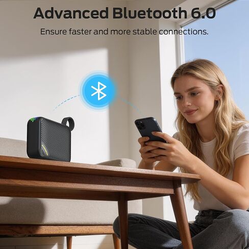 مكبر صوت بلوتوث محمول Monster S360، مقاوم للماء IPX7، بلوتوث 6.0، وقت تشغيل 20 ساعة، صوت ستيريو قوي، يدعم بطاقة TF، مكبر صوت واضح للاتصال بدون استخدام اليدين للمنزل وفي الهواء الطلق والسفر in Kuwait
