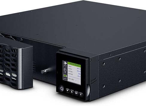 CyberPower OL3KRTHD High-Density Smart App Online Sinewave UPS System, Double Conversion, 3000VA/2700W, 7 Outlets, 2U Rack/Tower in Saudi Arabia