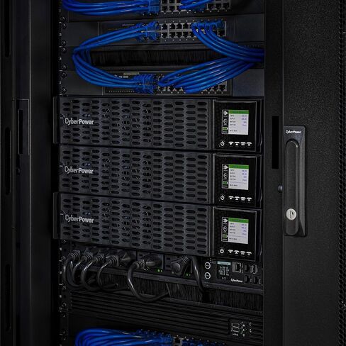 CyberPower OL3KRTHD High-Density Smart App Online Sinewave UPS System, Double Conversion, 3000VA/2700W, 7 Outlets, 2U Rack/Tower in Saudi Arabia