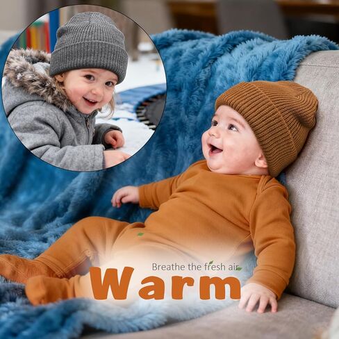 Baby Winter Beanie Hat,Toddler Kids Soft Knit Warm Beanie for Infant Boys Girl Winter Hat Caps in Saudi Arabia