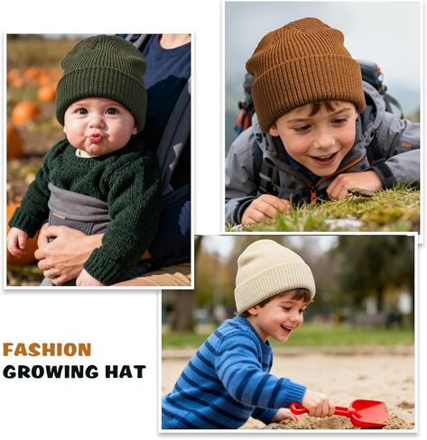 Baby Winter Beanie Hat,Toddler Kids Soft Knit Warm Beanie for Infant Boys Girl Winter Hat Caps in Saudi Arabia