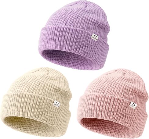 FURTALK Toddler Beanie Baby Kids Winter Hat Infant Boys Girls Knitted Skull Cap in Kuwait