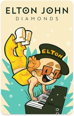 YOTO Elton John Diamonds – Kids Audio Card for Use with Player & Mini All–in–1 Audio Device, Screen–Free Listening with Fun Singalong Music for Playtime Parties & Travel, All Ages in Saudi Arabia