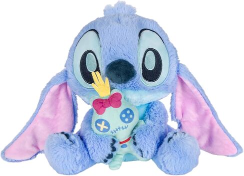 Kids Preferred Disney Baby Stitch with Scrump Key Wind Musical - Soft Material, Plays You are My Sunshine, Swaying Head, Ages 0 Months and Up, 9 in in Saudi Arabia