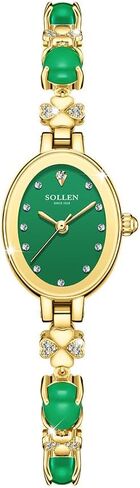 SOLLEN Women's Bracelet Watch, Analog Quartz Dainty Fashion Ladeis Watches, Waterproof Luxury Vintage Casual Women Wristwatch, Jewelry Gift for Wedding, Anniversary, Birthday in Saudi Arabia