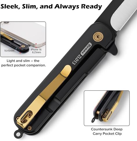 مجموعة سكاكين الجيب مع مشبك وغمد، حبل قصير، سكين جيب أول قابل للطي مع طرف مستدير للأولاد والبنات، للمبتدئين، شفرة سوداء مؤكسدة 420J2 مقبض بنمط الفضاء من الفولاذ المقاوم للصدأ in Kuwait