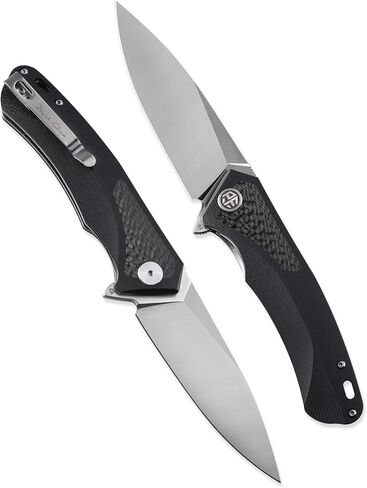 Petrified fish PF838CS 3.74" D2 steel flipper folding knives outdoor pocket knife G10+Carbon fiber handle camping hunting EDC tool in Saudi Arabia