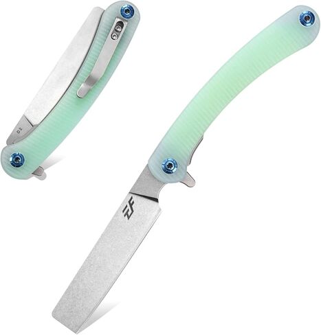 Eafengrow EF939 سكين جيب قابل للطي D2 شفرة فولاذية G10 مقبض EDC أداة سكين للتخييم والبقاء في الهواء الطلق (اليشم) in Kuwait