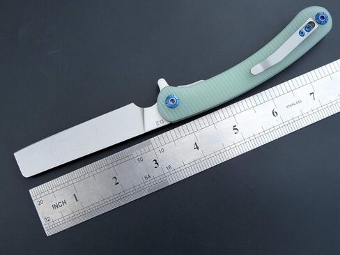 Eafengrow EF939 سكين جيب قابل للطي D2 شفرة فولاذية G10 مقبض EDC أداة سكين للتخييم والبقاء في الهواء الطلق (اليشم) in Kuwait