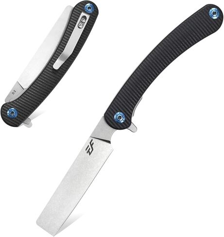 Eafengrow EF939 سكين جيب قابل للطي D2 شفرة فولاذية G10 مقبض EDC أداة سكين للتخييم والبقاء في الهواء الطلق (اليشم) in Kuwait