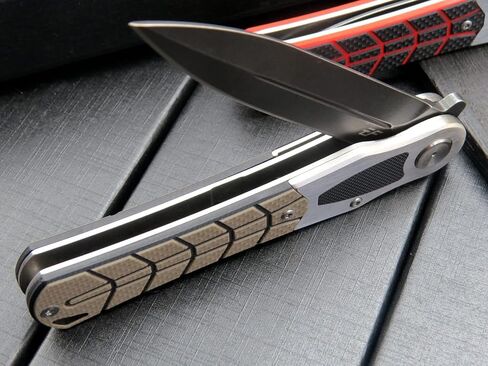 Eafengrow EF970 Folding Knife D2 Steel Blade G10 Handle EDC Tool Knife for Working Camping Hiking(Desert) in Saudi Arabia
