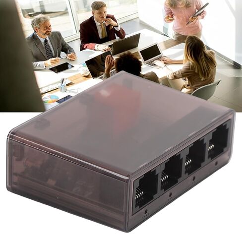 1 to 4 1000Mbps Network Cable Splitter, 1 in 4 Out Gigabit Ethernet Adapter, USB Powered Plug & Play for Cat5, Cat5e, Cat6, Cat7, Cat8 LAN Routers and Switches in Saudi Arabia