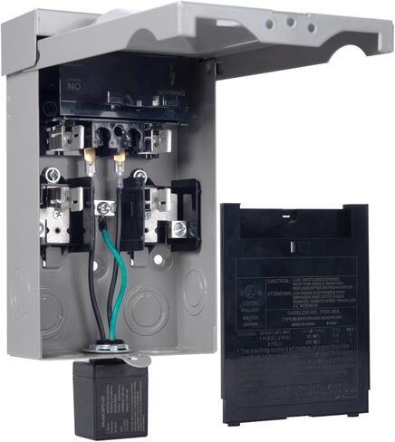 Wells 120/240V Universal Surge Protector for HVAC & Heat Pump - 25kA Type 1 SPD, 200kA SCCR, NEMA 4X/ IP66 Waterproof Outdoor Enclosure, TFMV Technology, Easy Installation (1-Phase, 3-Wire) in Saudi Arabia
