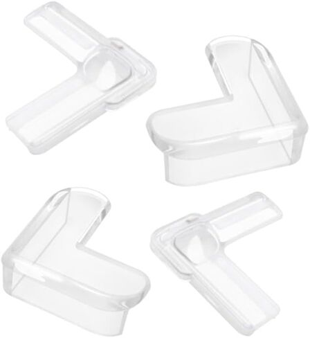 4pc Safe Corner Protector for Furniture - Strong Adhesive T - Shaped Head Protector, Anti - Sharp Edge, 4 in Saudi Arabia