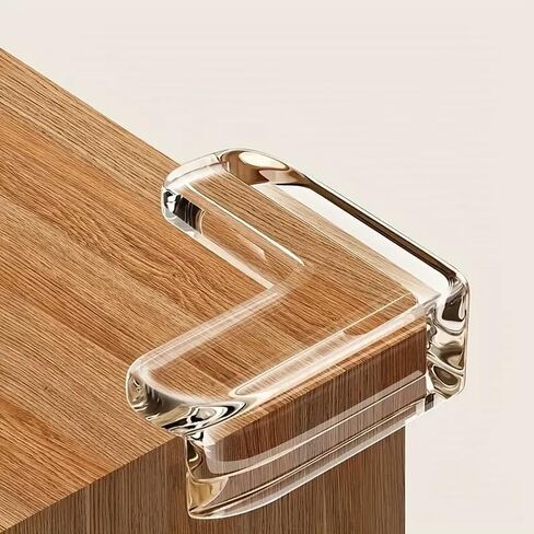 4pc Safe Corner Protector for Furniture - Strong Adhesive T - Shaped Head Protector, Anti - Sharp Edge, 4 in Saudi Arabia