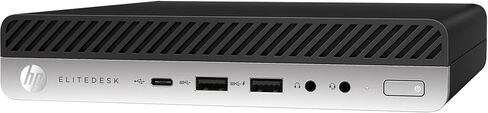 HP EliteDesk 800 G3 Mini PC، Intel Core i5-7500T حتى 3.3 جيجا هرتز، ذاكرة الوصول العشوائي 16 جيجا، 1 تيرابايت SSD، VGA، 2X DisplayPort، Windows 11 Pro (متجدد) in Kuwait