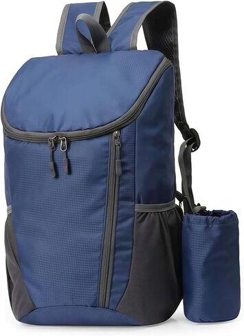 Lightweight 20L Daypack Hiking Backpack, Ultralight Water-Resistant Hiking Backpack for Day Trips, Foldable Pack with Multiple Compartments(Dark Blue) in Saudi Arabia