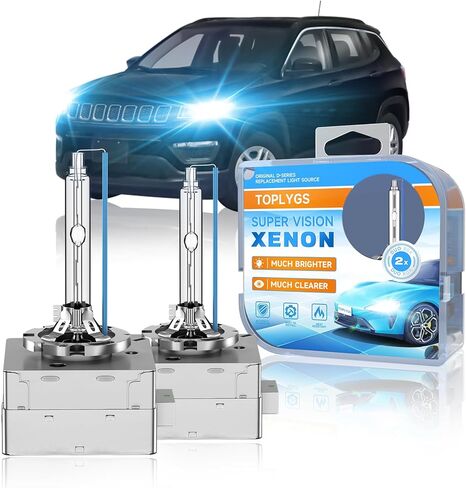 D3S HID Xenon Headlight Bulb Fit for Jeep 2014 2015 2016 2017 2018 2019 2020 2021 Grand Cherokee 2017-2021 Compass 2014-2018 Cherokee, 6000K White, OEM High Low Beam Xenon Lights, Pack of 2 in Saudi Arabia