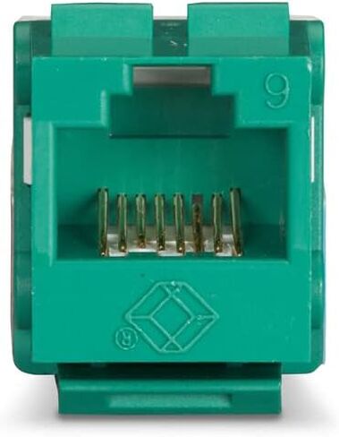 Black Box Corporation Green UNSHIELDED CAT6 KEYSTONEJACK 110 PUNCHDOWN TAA in Saudi Arabia