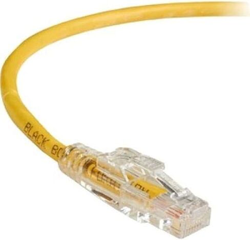 Black Box Corporation 25FT Yellow CAT6 550MHZ Patch Cable UTP cm Locking SNAGLESS in Saudi Arabia