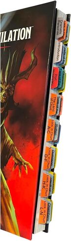 علامات تبويب الكتب لجهاز D&D Player’s Handbook (Dungeons & Dragons Core Rulebook) 2024 الإصدار السادس. علامات تبويب متينة ، متينة ، مرمّزة بالألوان (كتاب غير محفوظ) in Kuwait