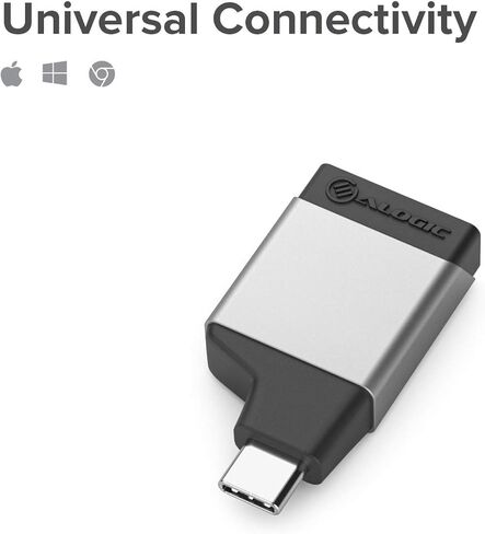 محول ALOGIC USB C إلى HDMI Mini 4K@60 هرتز متوافق مع MacBook Pro وAir وPixel Book وXPS وSurface وGalaxy وiPad Pro وAir 2020 والمزيد (متوافق مع Thunderbolt) in Saudi Arabia