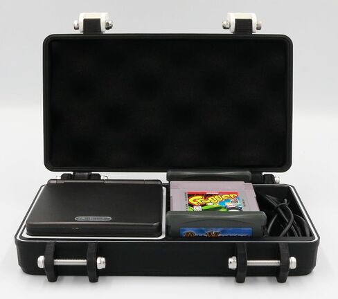 Rugged Protective Carrying Case for Game Boy Advance SP with Removable Flexible TPU Cushion, Foam and O-ring for Full System Protection - Holds GBA, GBC, GB Games in Saudi Arabia