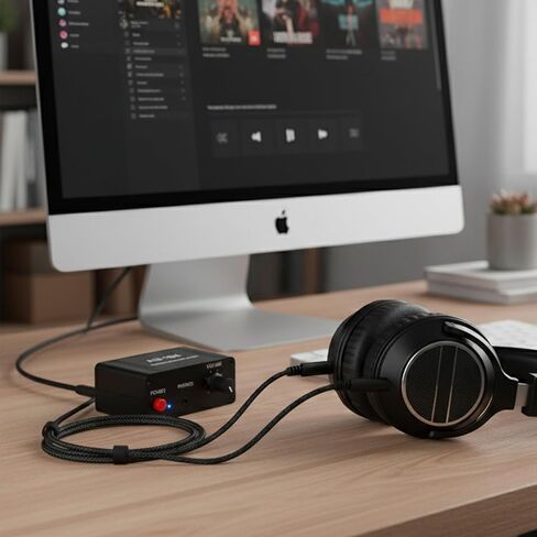 مضخم صوت RCA 12 فولت، مضخم صوت فونو، مضخم صوت صغير لإشارة سماعة الرأس الاستريو، كسب 20 ديسيبل للقرص الدوار قبل أمبير مزدوج OP AMP AUX10X NE5532، مدخل إلى مخرج 3.5 مم، محول الطاقة غير متضمن in Saudi Arabia