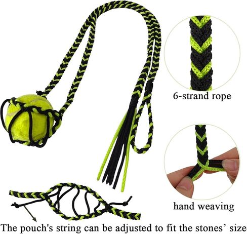Balearic Shepherd Sling,Handcrafted Braided Old-Fashioned Slingshot,Throwing Sling in Saudi Arabia