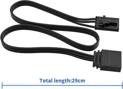 4Pack 4 Pin to 3 Pin RGB Adapter for Corsair RGB HUB, Lighting Node CORE, Commander CORE and iCUE Commander CORE XT, Converter to Standard 5V 3 Pin ARGB Fan Device in Saudi Arabia