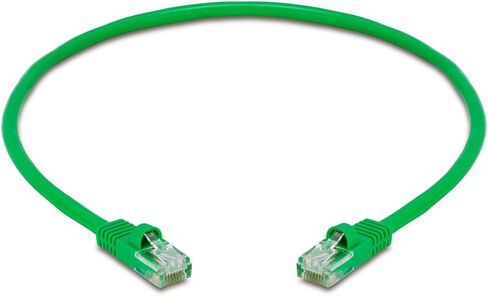 Cmple - كابل تصحيح Cat5e Ethernet، سلك شبكة الإنترنت RJ45، UTP، سلك الإنترنت للمودم، جهاز التوجيه، الكمبيوتر الشخصي، التلفزيون، وحدات التحكم - 1.5 قدم، أخضر in Saudi Arabia