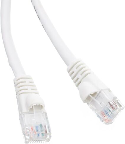 Cat5e White Ethernet Patch Cable, Snagless/Molded Boot, 4 Foot in Saudi Arabia