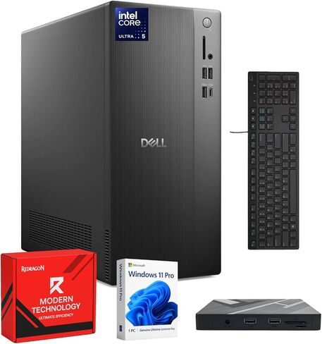 سطح مكتب Dell OptiPlex 3080 كامل الحجم للأعمال، Intel Hexa-Core i5-10505 (Beat Core i7-8700B)، ذاكرة الوصول العشوائي DDR4 سعة 32 جيجابايت، 1 تيرابايت PCIe SSD + 1 تيرابايت HDD، AC WiFi، بلوتوث 5.0، لوحة مفاتيح وماوس، Windows 11 Pro (متجدد) in Kuwait